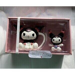 Sanrio Kuromi Mug and Figurine Set - BN Hello Kitty and Friends Blue Sky